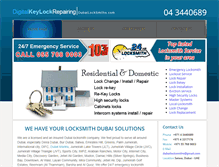Tablet Screenshot of dubailocksmiths.com